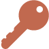 Key emoji, Twitter / X, Twemoji 14