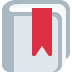 Bookmark emoji, Twitter / X, Twemoji 14