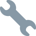 Wrench emoji, Twitter / X, Twemoji 14
