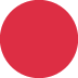 Red Circle emoji, Twitter / X, Twemoji 14