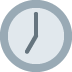 Seven O’clock emoji, Twitter / X, Twemoji 14