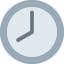 Eight O’clock emoji, Twitter / X, Twemoji 14