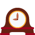 Mantelpiece Clock emoji, Twitter / X, Twemoji 14