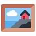 Framed Picture emoji, Twitter / X, Twemoji 14