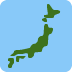 Map of Japan emoji, Twitter / X, Twemoji 14