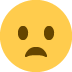Frowning Face with Open Mouth emoji, Twitter / X, Twemoji 14