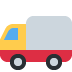 Delivery Truck emoji, Twitter / X, Twemoji 14