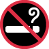 No Smoking emoji, Twitter / X, Twemoji 14