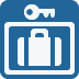 Left Luggage emoji, Twitter / X, Twemoji 14