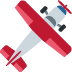 Small Airplane emoji, Twitter / X, Twemoji 14