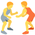 People Wrestling emoji, Twitter / X, Twemoji 14