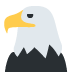 Eagle emoji, Twitter / X, Twemoji 14