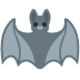 Bat emoji, Twitter / X, Twemoji 14