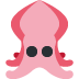 Squid emoji, Twitter / X, Twemoji 14