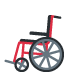 Manual Wheelchair emoji, Twitter / X, Twemoji 14