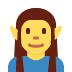 Man Elf emoji, Twitter / X, Twemoji 14