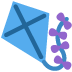 Kite emoji, Twitter / X, Twemoji 14