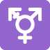 Transgender Symbol emoji, Twitter / X, Twemoji 14