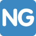 Ng Button emoji, Twitter / X, Twemoji 15
