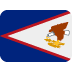 Flag: American Samoa emoji, Twitter / X, Twemoji 15
