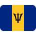 Flag: Barbados emoji, Twitter / X, Twemoji 15