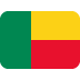 Flag: Benin emoji, Twitter / X, Twemoji 15