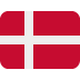 Flag: Denmark emoji, Twitter / X, Twemoji 15