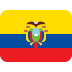 Flag: Ecuador emoji, Twitter / X, Twemoji 15