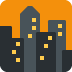 Cityscape at Dusk emoji, Twitter / X, Twemoji 15