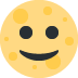 Full Moon Face emoji, Twitter / X, Twemoji 15
