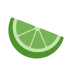 Lime emoji, Twitter / X, Twemoji 15