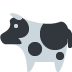 Cow emoji, Twitter / X, Twemoji 15