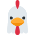 Chicken emoji, Twitter / X, Twemoji 15