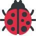 Lady Beetle emoji, Twitter / X, Twemoji 15
