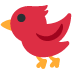 Bird emoji, Twitter / X, Twemoji 15
