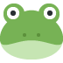 Frog emoji, Twitter / X, Twemoji 15