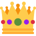 Crown emoji, Twitter / X, Twemoji 15