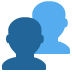 Busts in Silhouette emoji, Twitter / X, Twemoji 15