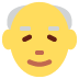 Old Man emoji, Twitter / X, Twemoji 15