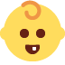Baby emoji, Twitter / X, Twemoji 15