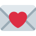 Love Letter emoji, Twitter / X, Twemoji 15