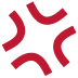 Anger Symbol emoji, Twitter / X, Twemoji 15