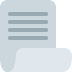 Page with Curl emoji, Twitter / X, Twemoji 15
