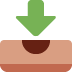 Inbox Tray emoji, Twitter / X, Twemoji 15