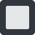 Black Square Button emoji, Twitter / X, Twemoji 15