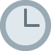 Three O’clock emoji, Twitter / X, Twemoji 15