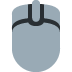 Computer Mouse emoji, Twitter / X, Twemoji 15