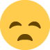 Disappointed Face emoji, Twitter / X, Twemoji 15