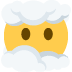 Face In Clouds emoji, Twitter / X, Twemoji 15