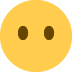 Face Without Mouth emoji, Twitter / X, Twemoji 15